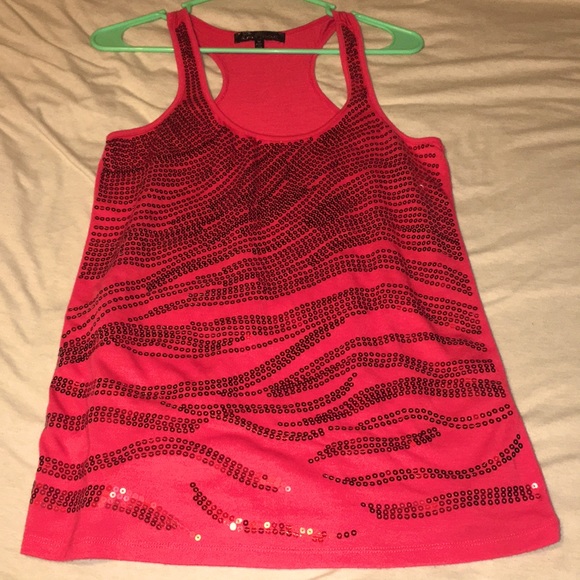 Almost Famous Tops - Sparkly tank top!